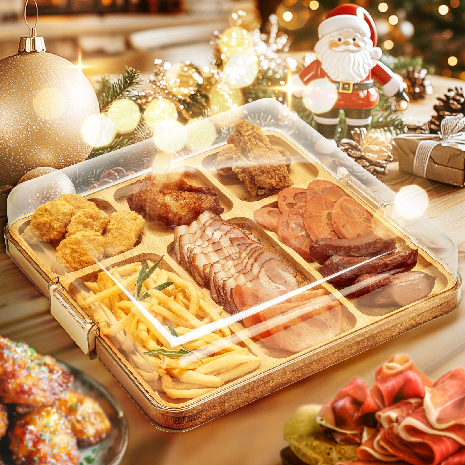 Cheese board with lid