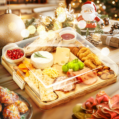 Cheese board with lid