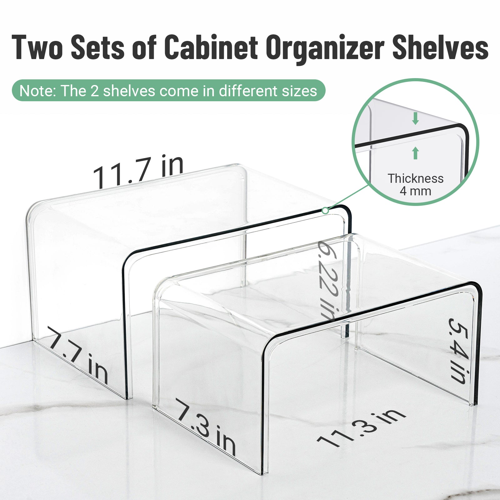 Clear Cabinet Organizer
