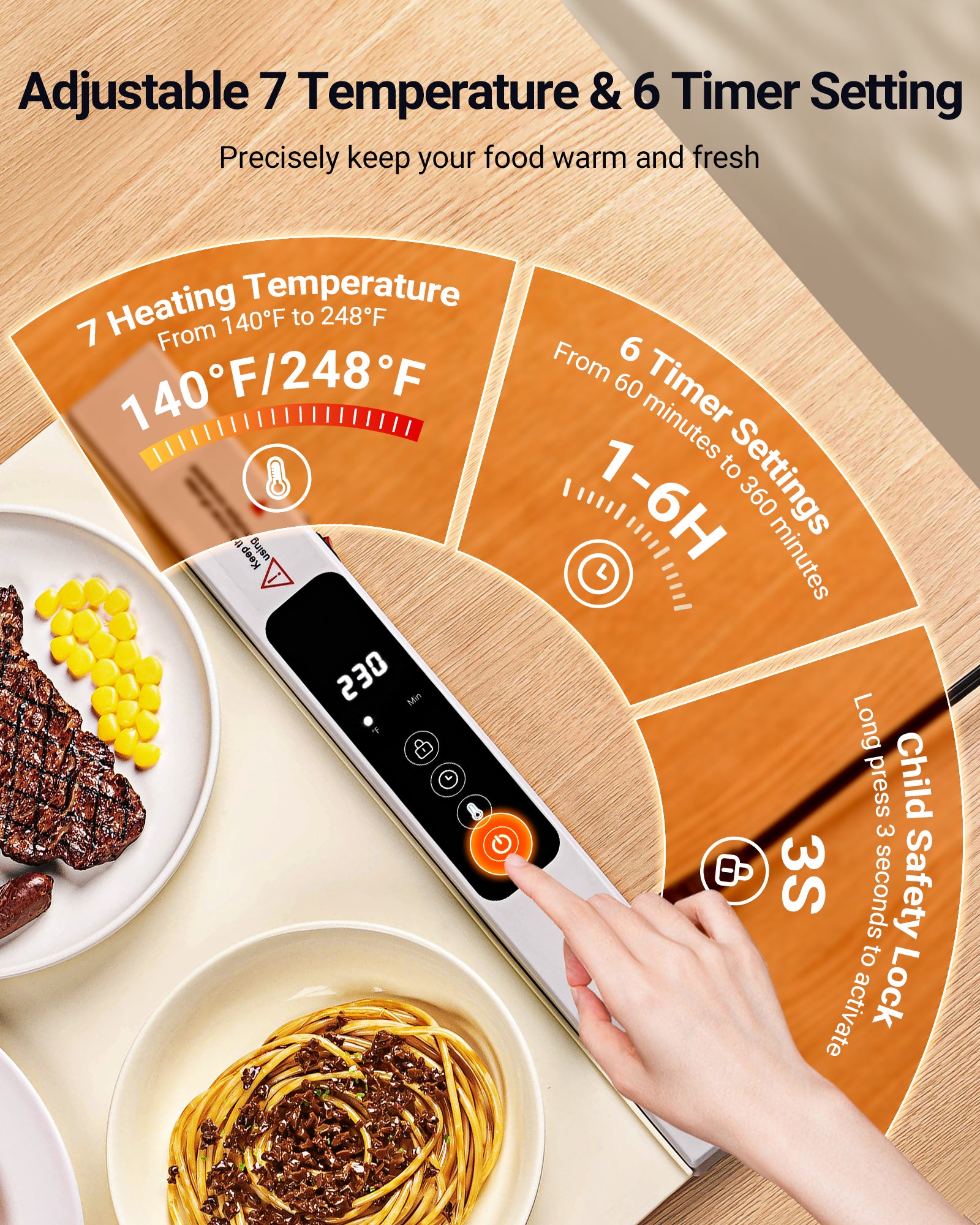 Thermal insulation heating pad