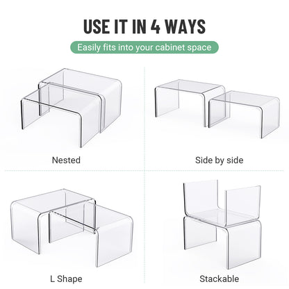 Clear Spice Rack Shelves