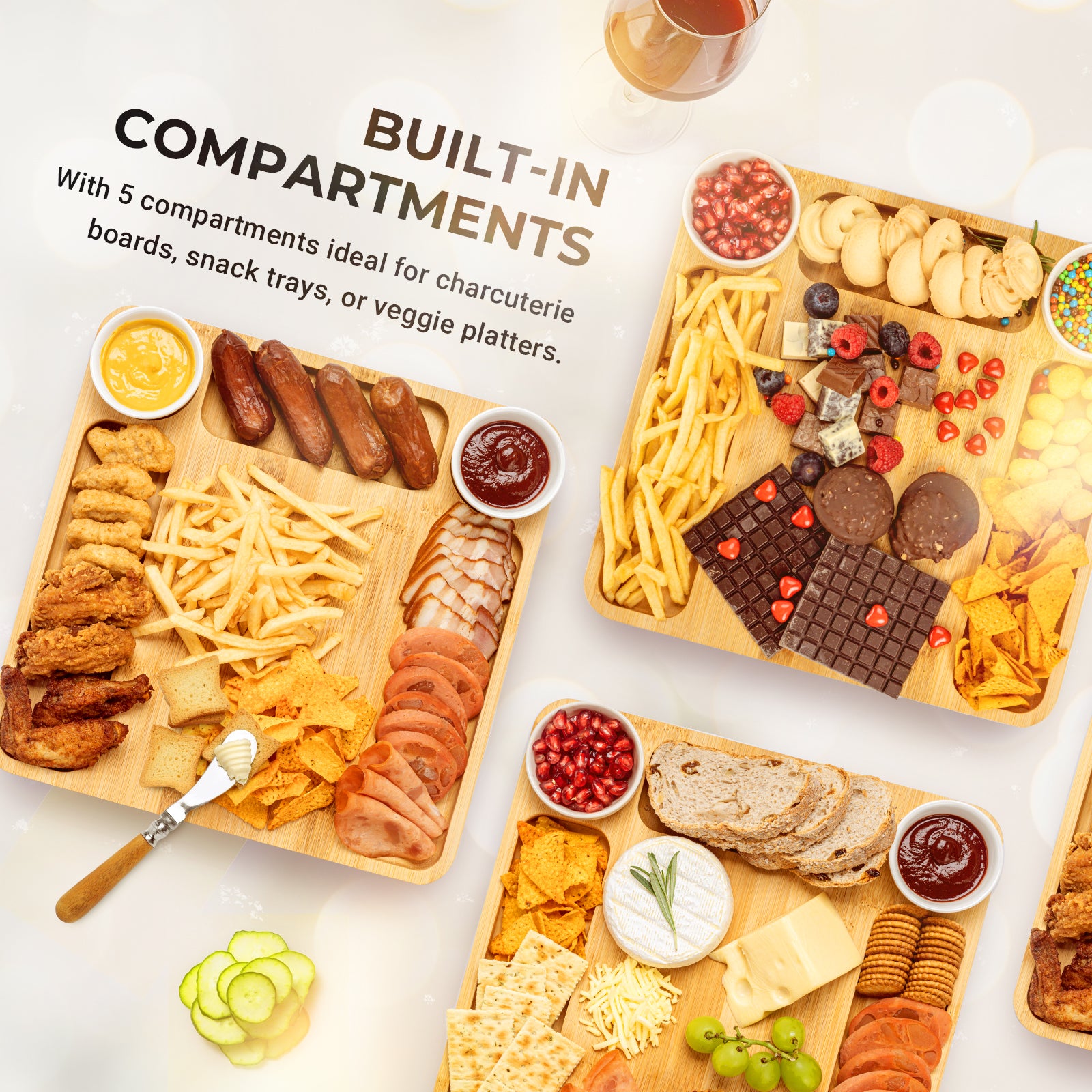 Cheese board with lid